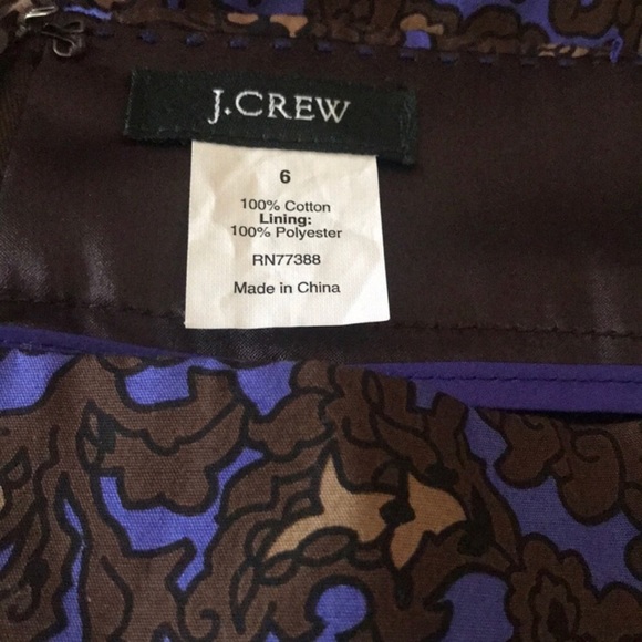 🦄J. CREW🦄PRINTED PENCIL SKIRT🦄 - Picture 4 of 4